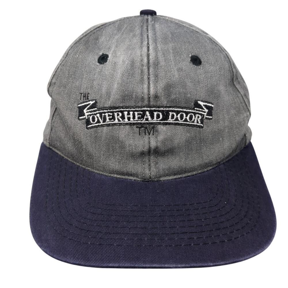 The Overhead Door Snapback Hat Gray One Size Vent Holes Fahrenheit